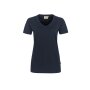 HAKRO Damen V-Shirt Mikralinar® | Damen | 0181034011 | tinte | Gr. 5XL