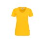 HAKRO Damen V-Shirt Mikralinar® | Damen | 0181035007 | sonne | Gr. XL