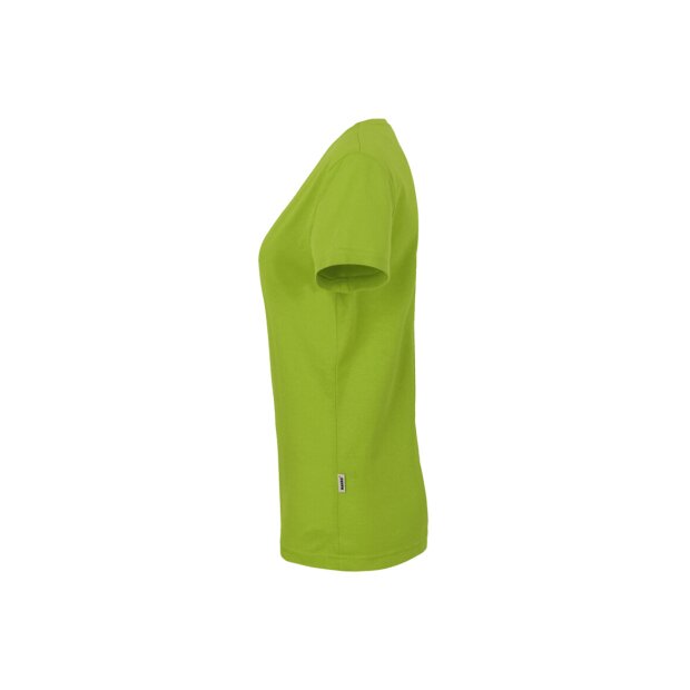 HAKRO Damen T-Shirt MIKRALINAR® No. 181 V-Ausschnitt kiwi M