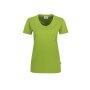 HAKRO Damen V-Shirt Mikralinar® | Damen | 0181040005 | kiwi | Gr. M