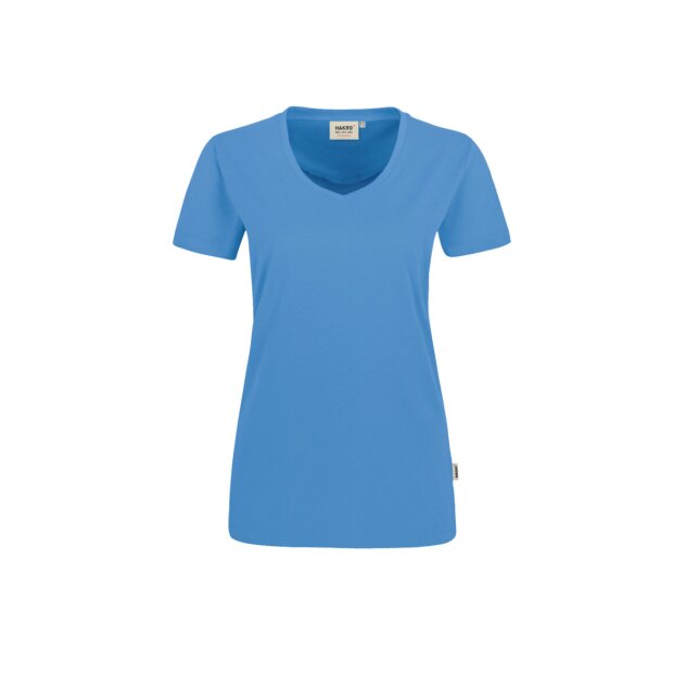 HAKRO Damen V-Shirt Mikralinar® | Damen | 0181041007 | malibublau | Gr. XL