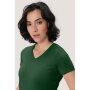 HAKRO Damen T-Shirt MIKRALINAR® No. 181 V-Ausschnitt tanne M