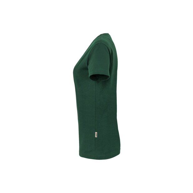 HAKRO Damen T-Shirt MIKRALINAR® No. 181 V-Ausschnitt tanne L