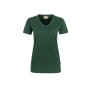 HAKRO Damen V-Shirt Mikralinar® | Damen | 0181072008 | tanne | Gr. 2XL