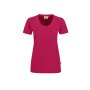 HAKRO Damen V-Shirt Mikralinar® | Damen | 0181122007 | magenta | Gr. XL