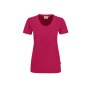 HAKRO Damen T-Shirt MIKRALINAR® No. 181 V-Ausschnitt magenta 6XL