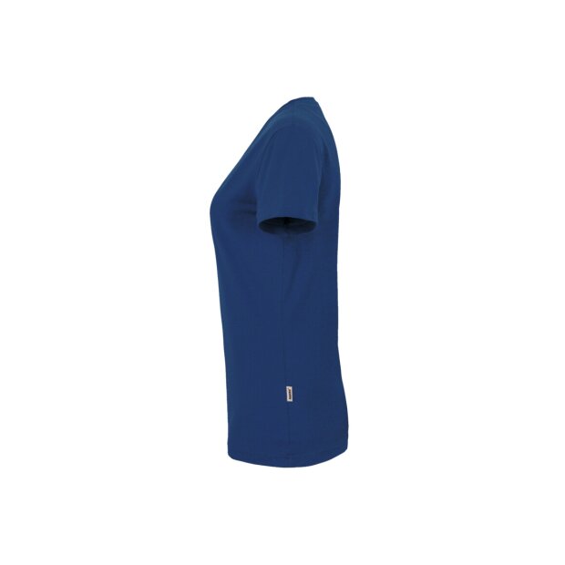 HAKRO Damen T-Shirt MIKRALINAR® No. 181 V-Ausschnitt ultramarinblau XL
