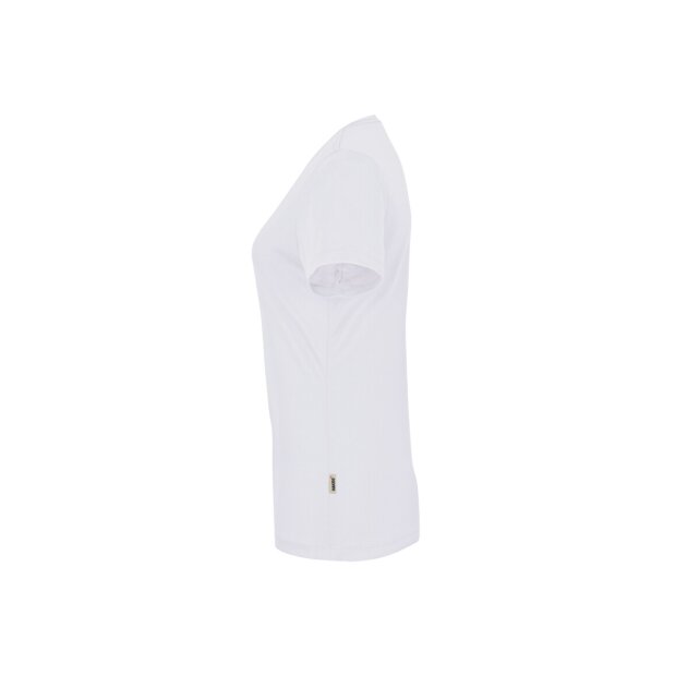 Hakro Damen V-Shirt COOLMAX® 0187001006 weiß L