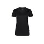 Hakro Damen V-Shirt COOLMAX® 0187005009 schwarz 3XL