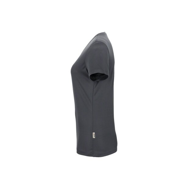 Hakro Damen V-Shirt COOLMAX® 0187028003 anthrazit XS