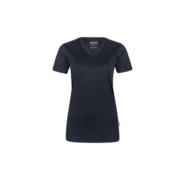 Hakro Damen V-Shirt COOLMAX® 0187034004 tinte S
