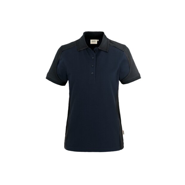 HAKRO Damen Poloshirt Contrast Mikralinar® | 0239 tinte/anthrazit XL