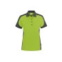 HAKRO Damen Poloshirt Contrast Mikralinar® | 0239 kiwi/anthrazit 5XL
