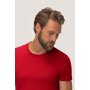 HAKRO Cotton Tec T-Shirt | Herren | 0269002003 | rot | Gr. XS