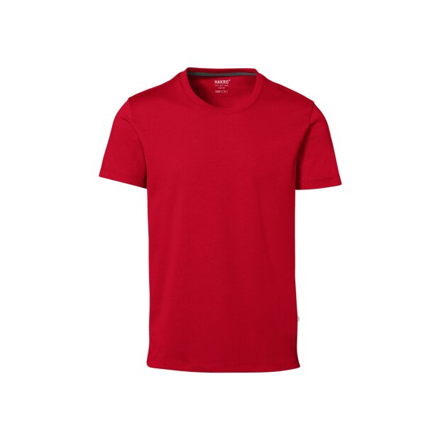 HAKRO Cotton Tec T-Shirt | Herren | 0269002004 | rot | Gr. S