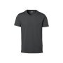 HAKRO Cotton Tec T-Shirt | Herren | 0269028004 | anthrazit | Gr. S