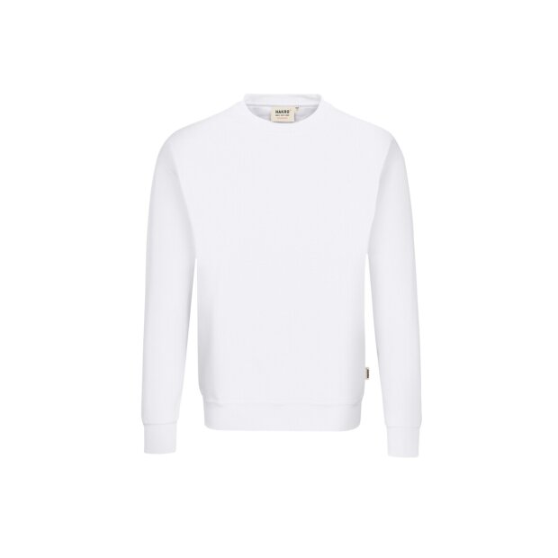 HAKRO Sweatshirt Mikralinar® | Unisex | 0475001005 | weiß | Gr. M