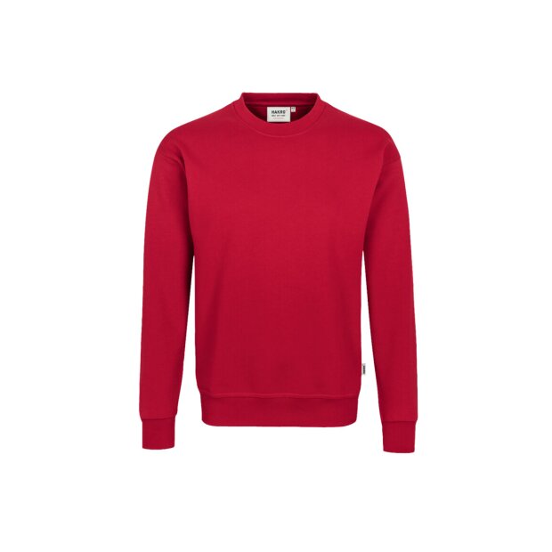 HAKRO Sweatshirt Mikralinar® | Unisex | 0475002005 | rot | Gr. M