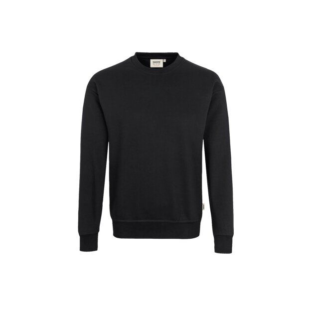 HAKRO Sweatshirt Mikralinar® | Unisex | 0475005003 | schwarz | Gr. XS