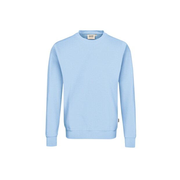 HAKRO Sweatshirt Mikralinar® | Unisex | 0475020007 | eisblau | Gr. XL