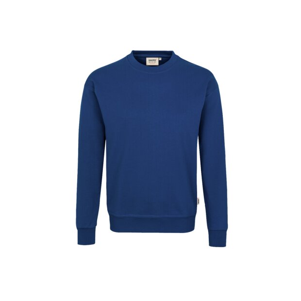 HAKRO Sweatshirt Mikralinar® | Unisex | 0475129005 | ultramarinblau | Gr. M
