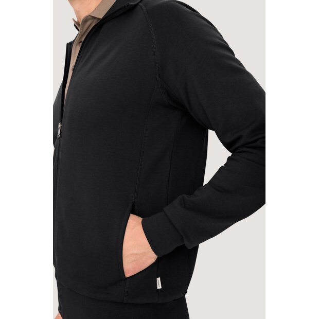 Hakro Sweatjacke College Herren 0606005006 schwarz L