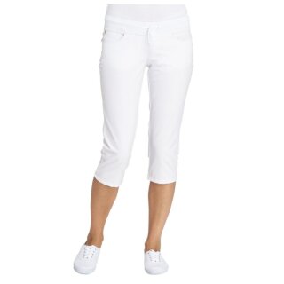Leiber Damen 3/4 Praxishose Stretch Wei&szlig; 08/6910