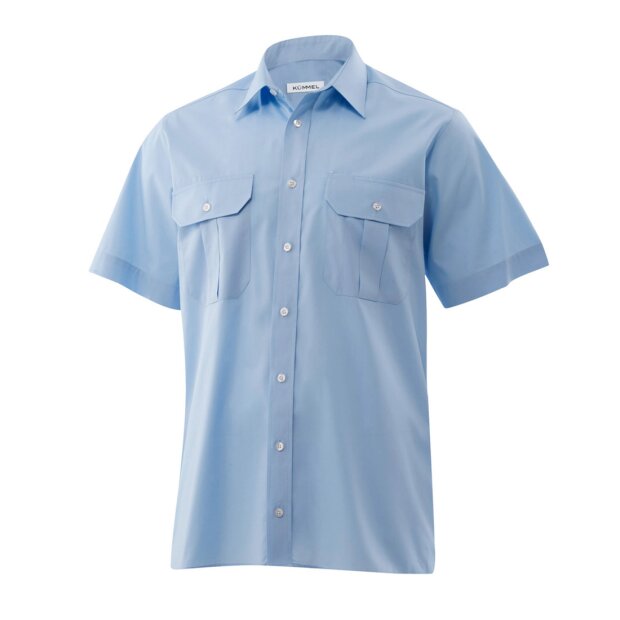 Kümmel Feuerwehr Diensthemd DAVID Ohne Schulterklappen Classic Fit kurzarm hellblau 43/44