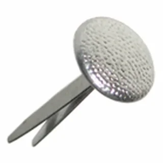 Feuerwehr M&uuml;tzenknopf mit Splint 12 mm silber