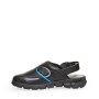 Abeba Dynamic Berufssandale OB SRC schwarz Mikrofaser HACCP schwarz/blau 43